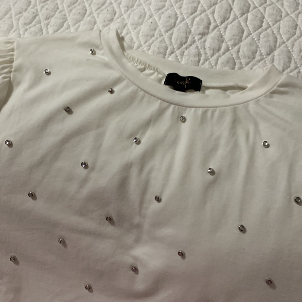 Ontwelfth embellished cotton tshirt